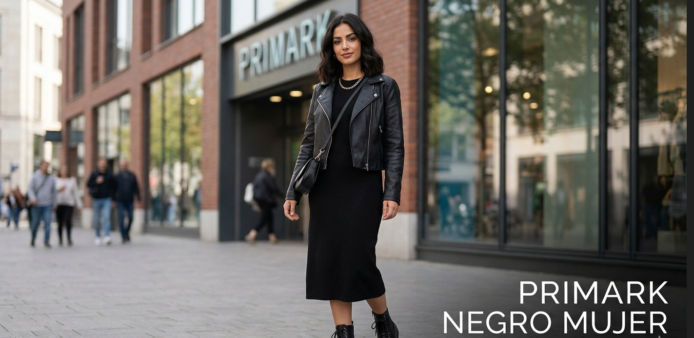 Primark negro mujer